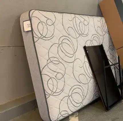 Mattress Removal in Springfield – MA Junk Removal & Cleaning Services Old mattress and bed frame set aside for junk removal in Springfield VA